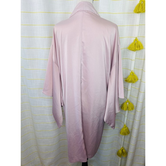 Miss Guided Kimono Robe Cardigan Womens Size 6 Oversized Lounge Wear Luxe Casual - Picture 4 of 11